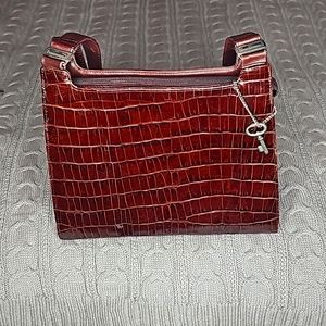 Vintage Fossil Brown Leather Bag